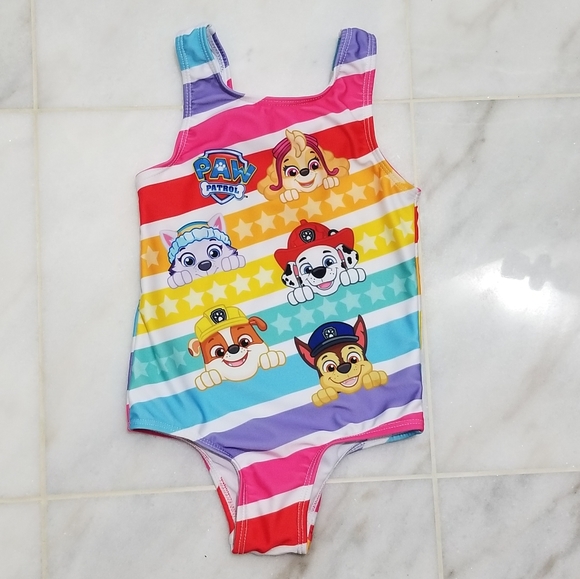 paw patrol swimsuit 3t